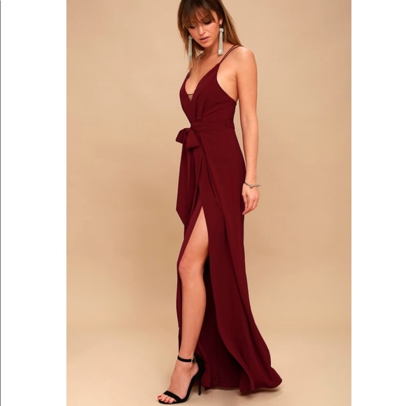 Lulus Dresses & Skirts - NWT Lulu’s Red Wide Leg Jumpsuit